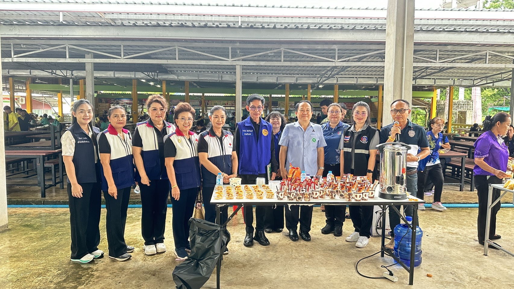 พช.บ้านแพง ร่วมสนับสนุนโรงทาน สำหรับการออกหน่วยรับบริจาคโลหิต