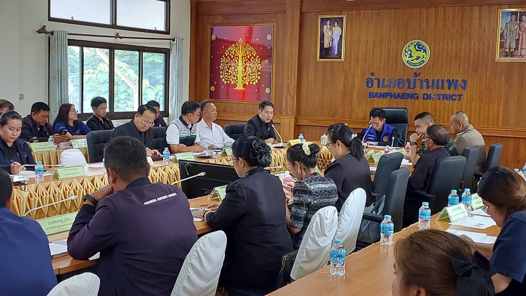 พช.บ้านแพง ร่วมประชุมคณะกรรมการบริหารงานอำเภอ (ก.บ.อ.) อำเภอบ้านแพง