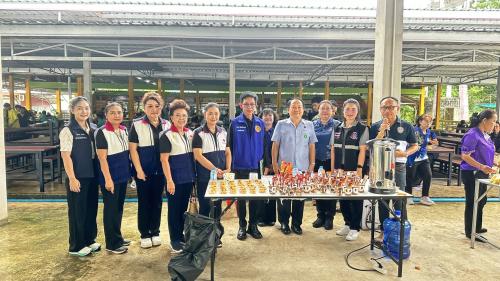 พช.บ้านแพง ร่วมสนับสนุนโรงทาน สำหรับการออกหน่วยรับบริจาคโลหิต